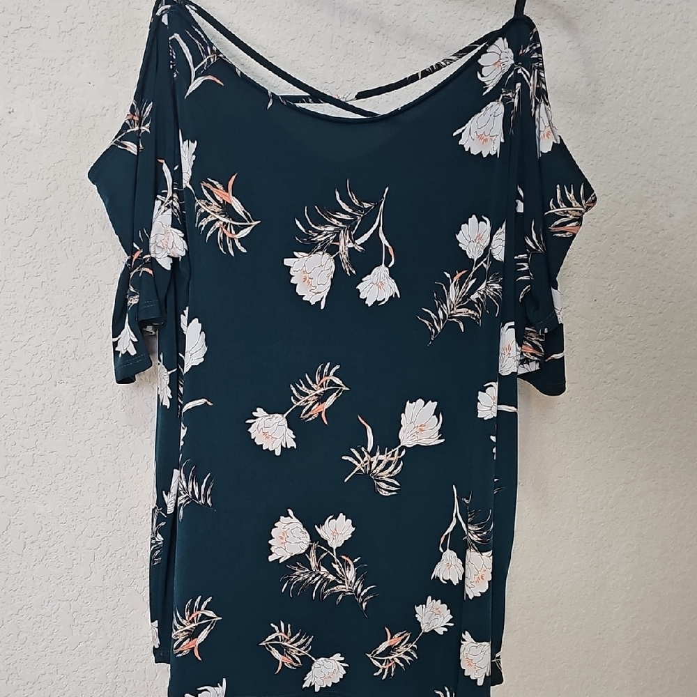Kaileigh Blue Floral Dress